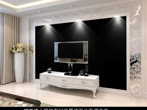 欧式风景画大理石纹油画背景墙 典雅与自然的完美融合