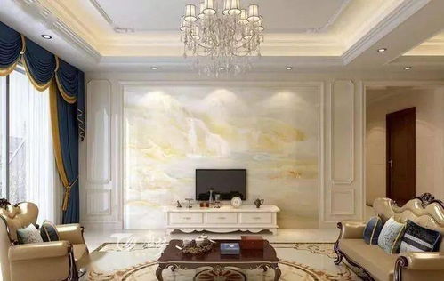 简约大理石电视背景墙，款款精致高颜值